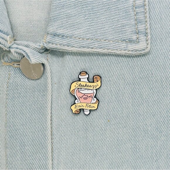 ☀️Oz Enamel Pin Creative Cartoon Cute Magic Potion Bottle Brosh Yellow☀️ - Picture 1 of 7